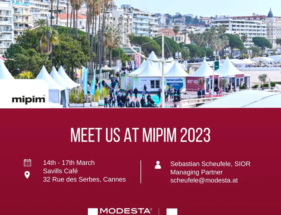 MODESTA REAL ESTATE AUF DER MIPIM 2023