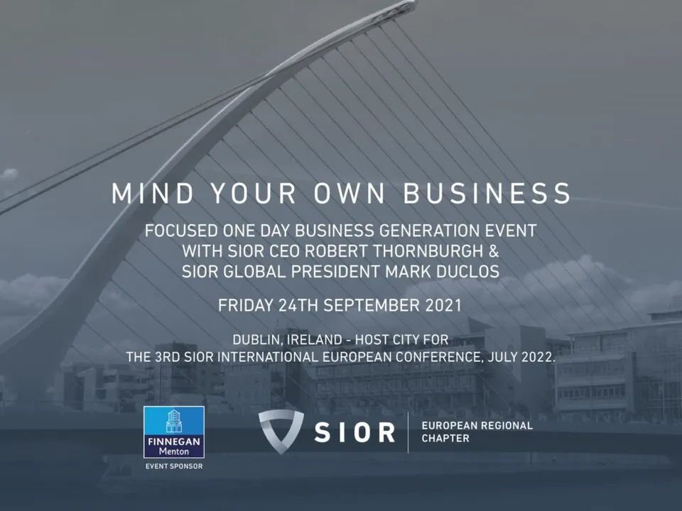 Modesta Real Estate am „SIOR Mind your own business" Event in Dublin