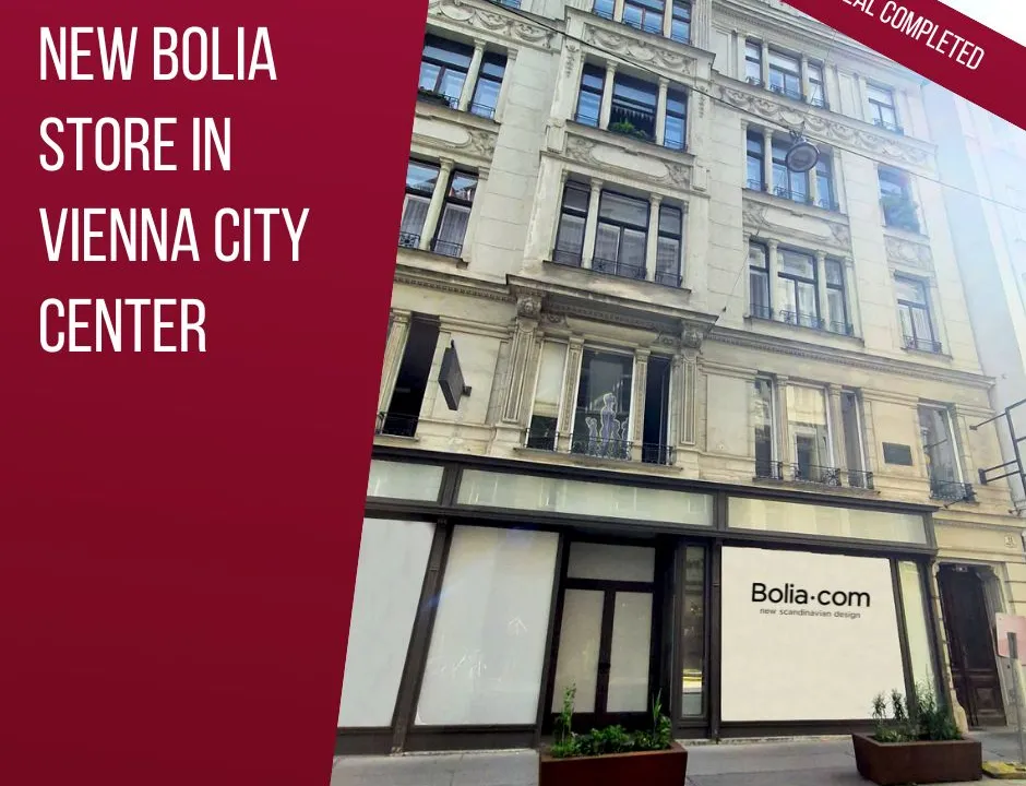 Bolia opens new store in Vienna city center – Modesta Real Estate mediates the deal